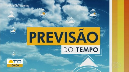 Confira a previsão do tempo para o Tocantins nesta segunda-feira (8)
