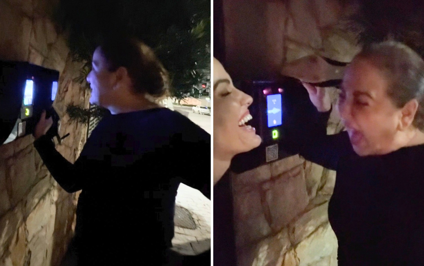 Empresária filma a mãe tentando entrar em casa após festa, e vídeo diverte a web: 'Quando você toma umas e nem o Face ID te reconhece' 