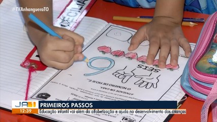 Crianças dão seus primeiros passos fora de casa na educação infantil