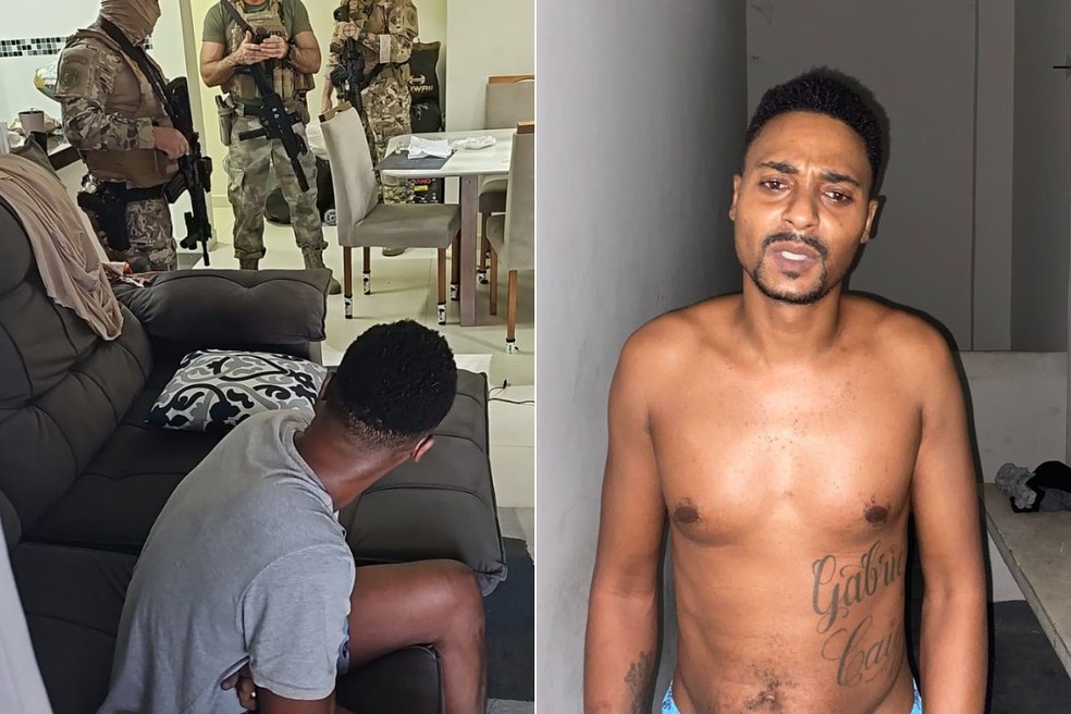 Caio Vinicius de Almeida Silva, conhecido como ‘Nego Boy’, foi preso em um apartamento de Praia Grande — Foto: Divulgação/Polícia Civil