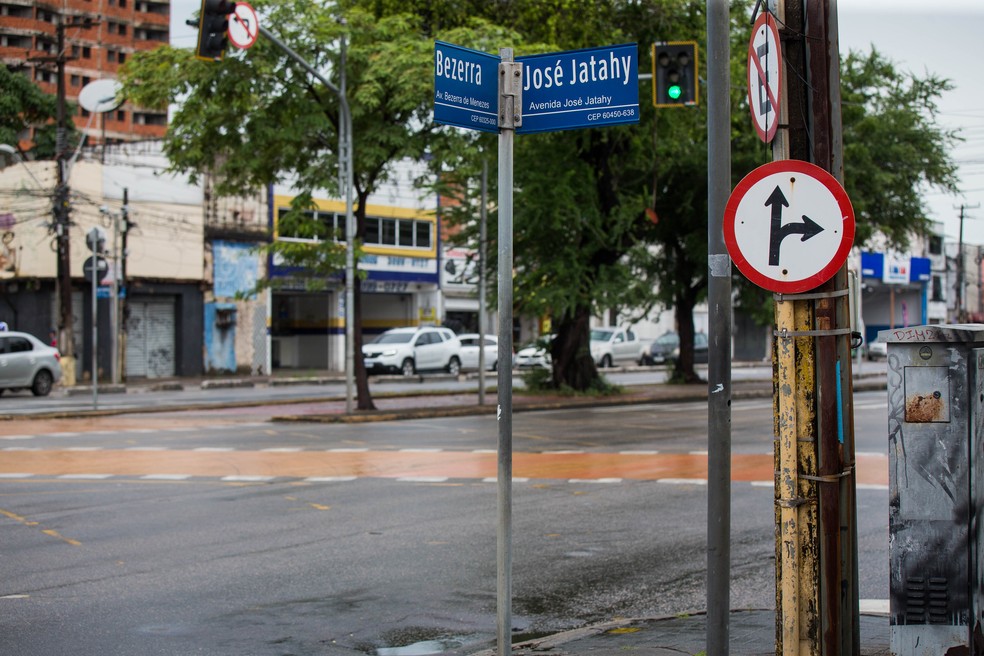 Avenida José Jatahy foi nomeada em homenagem a José Pattapio da Costa Jatahy. — Foto: Davi Rocha/SVM