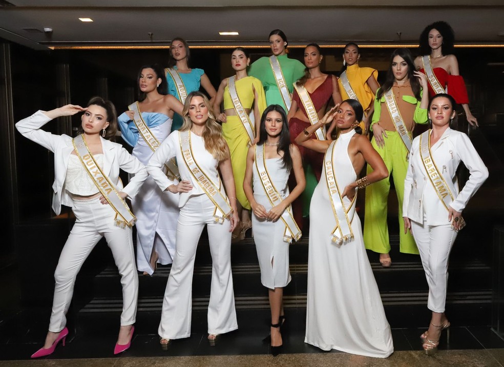 Candidatas ao Miss Universo Ceará 2023. — Foto: Álvaro Bravo Júnior/ Divulgação