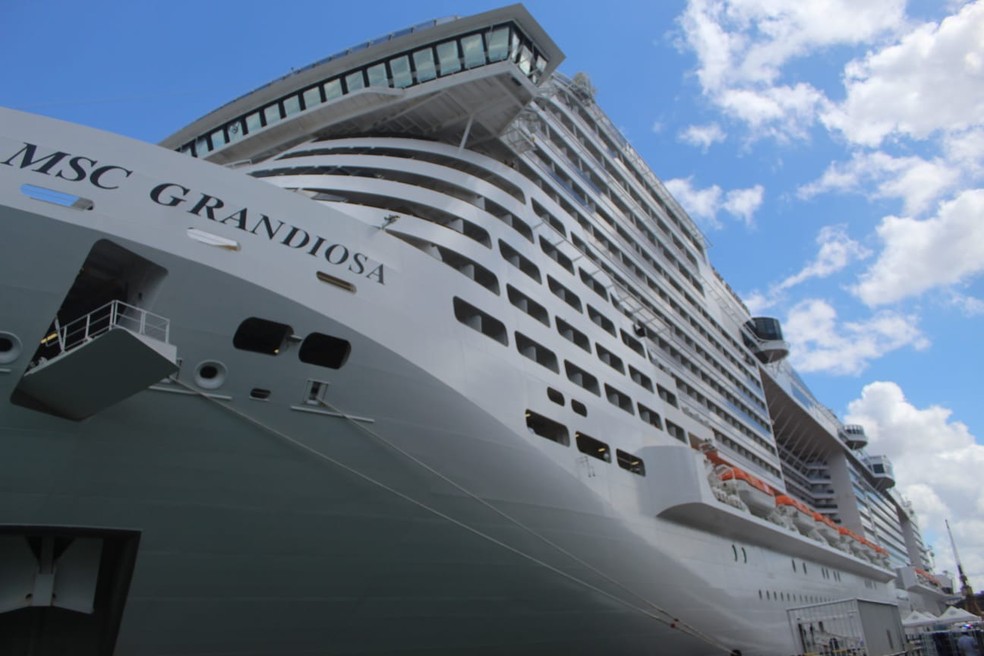 Navio chegou na capital baiana em 20 de novembro — Foto: Secult PMS