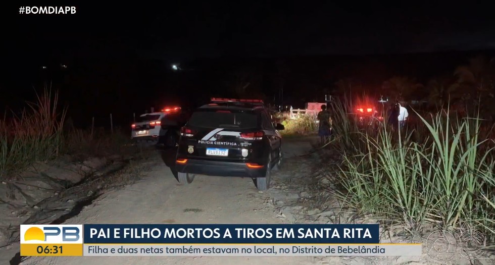 Caseiro de granja e filho são assassinados a tiros em Santa Rita