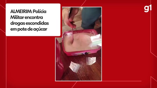 VÍDEO: Jovem é presa após polícia encontrar drogas escondidas em pote de açúcar em Almeirim - Programa: G1 TV Tapajós 