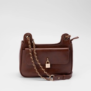 Bolsa transversal Gabriela lapela marrom
