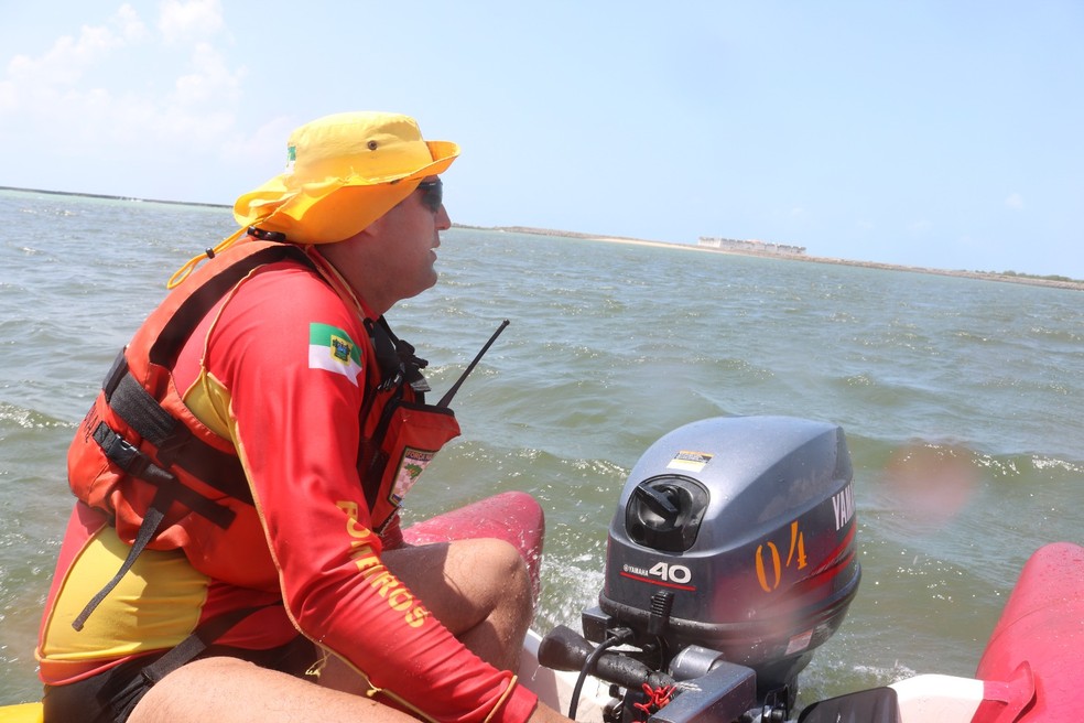 Guarda-vidas do Corpo de Bombeiros do RN — Foto: Divulgação/CBM