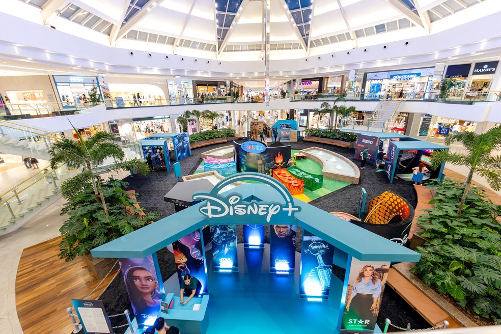 Experiência imersiva Disney+ no ParkShopping — Foto: Divulgação