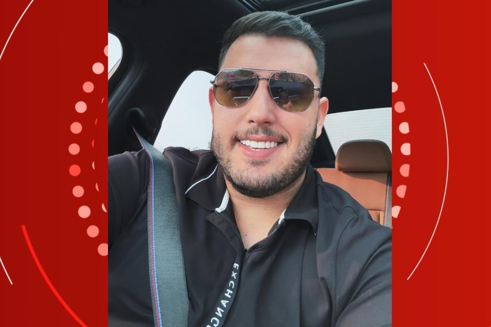 Corretor de imóveis suspeito de atirar contra esposa se entrega à polícia em MT — Foto: Reprodução/Redes sociais