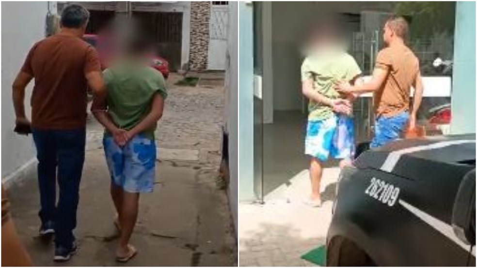 Motorista é preso por suspeita de atropelar policial civil em Iguatu e fugir sem prestar socorro. — Foto: Reprodução