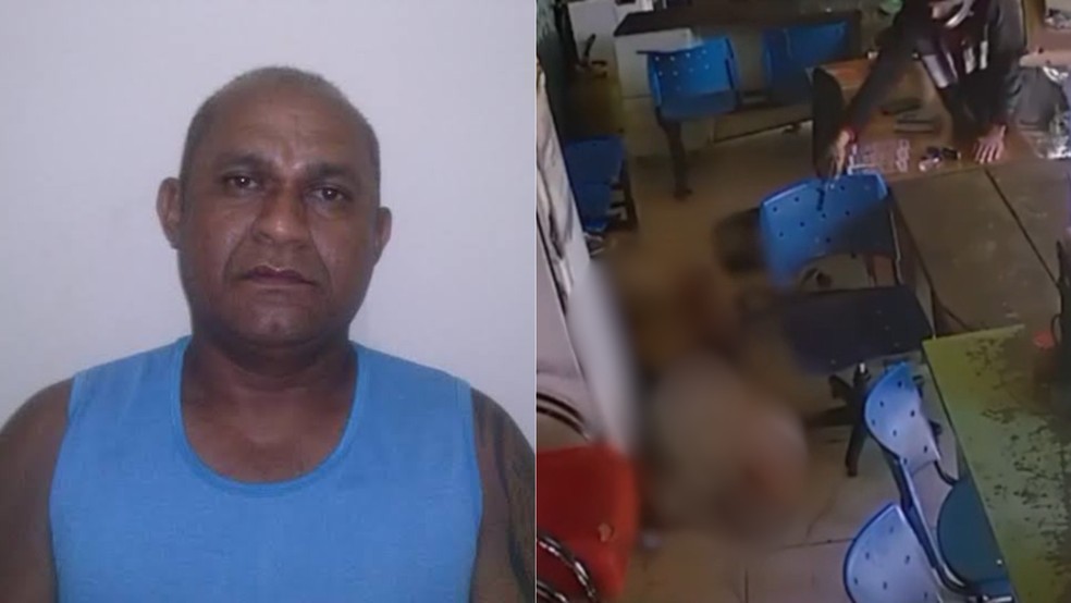 Marcelino da Silva Campos, de 48 anos, foi morto a tiros na tarde de segunda-feira (27) — Foto: Reprodução/TV Mirante