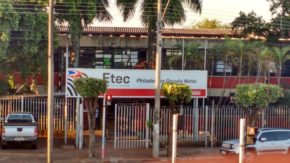 Etec Philadelpho Gouvêa Netto em São José do Rio Preto (SP) — Foto: Reprodução