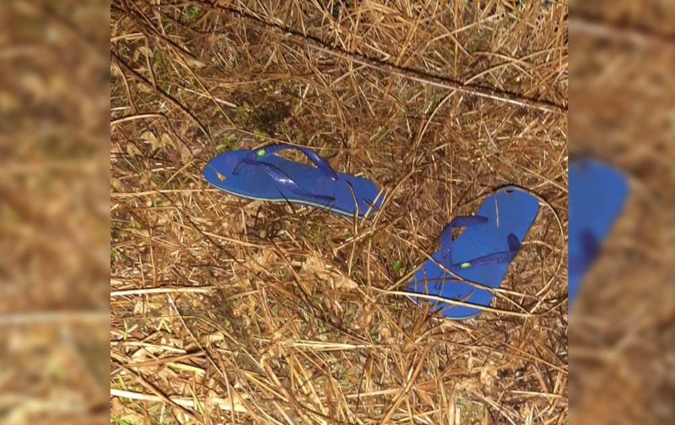 1 de 6
Equipes de buscas encontraram chinelo de menino autista encontrado morto em Marília (SP) — Foto: Reprodução