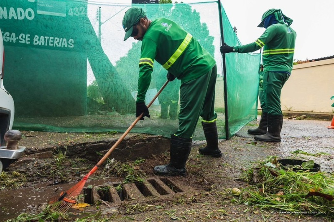 Patrulha da Chuva mantém limpeza urbana diária em Boa Vista