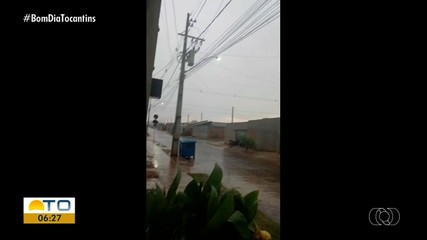 Moradores compartilham registros de chuva no Bom Dia Tocantins