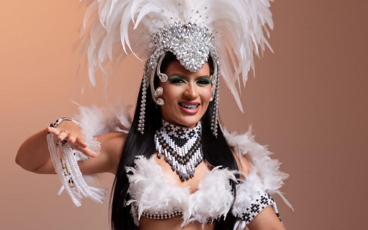 Isabelle Alcântara agradece 'nação encarnada' após ser anunciada como rainha do folclore do Garantido 