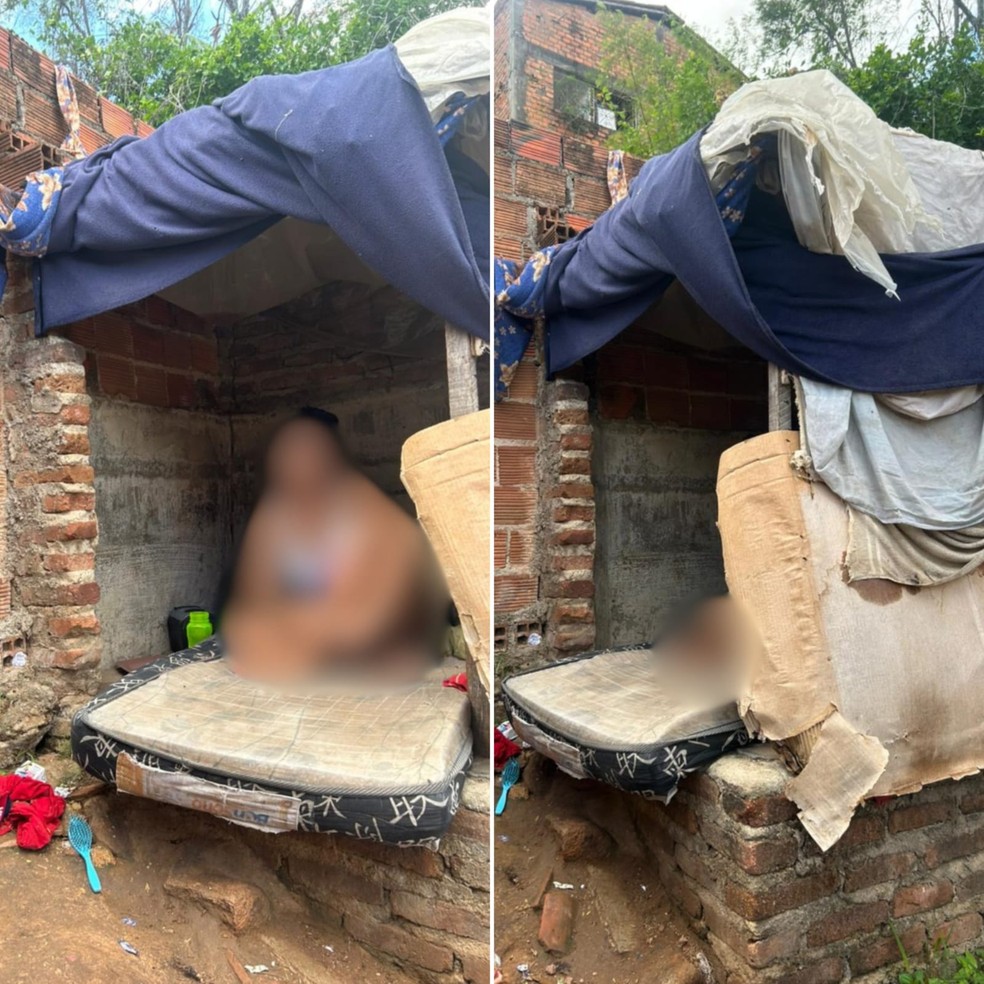 Adolescente era mantida em canil e namorado é preso por tortura em Alagoas — Foto: Cortesia