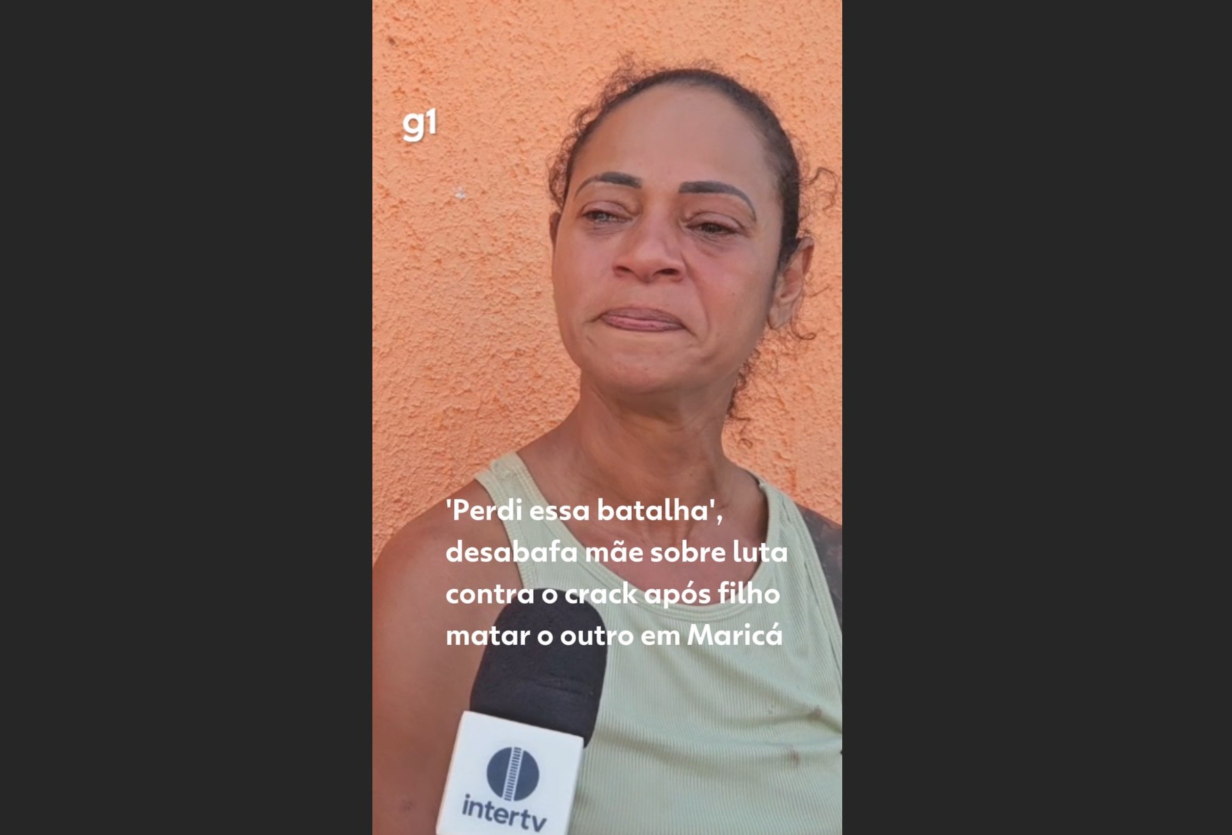 'Perdi essa batalha', desabafa mãe sobre luta contra o crack após filho matar o outro em Maricá, no RJ