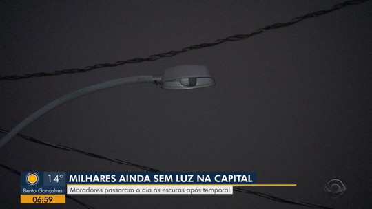 RS tem cerca de 181 mil pontos sem luz um dia após tempestades - Programa: Bom Dia Rio Grande 