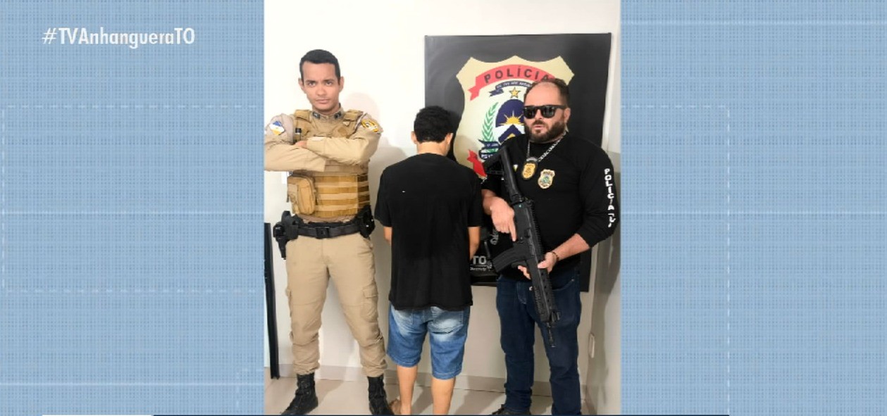 Jovem é preso suspeito de invadir pátio de delegacia durante a noite para furtar moto