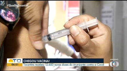 Tocantins recebe novas doses de vacinas contra a Covid-19