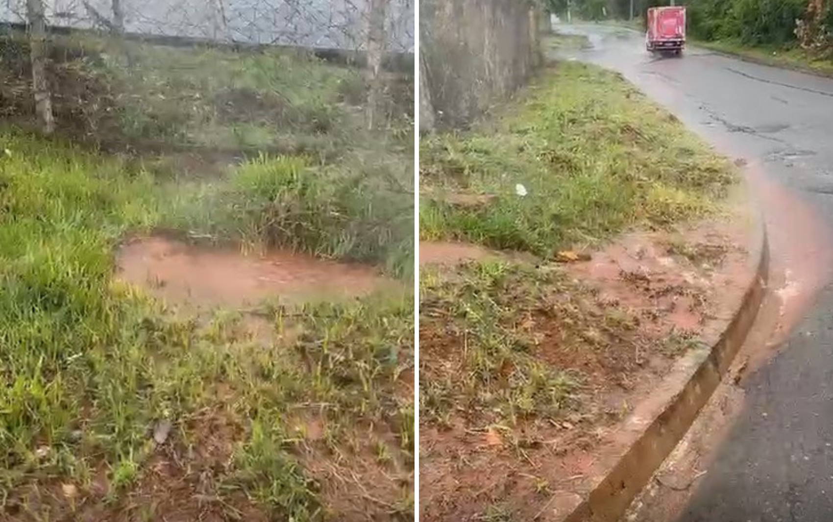 VÍDEO: 'água fervendo' brotando do chão chama a atenção em Caldas Novas: 'Olha a fumaça' 