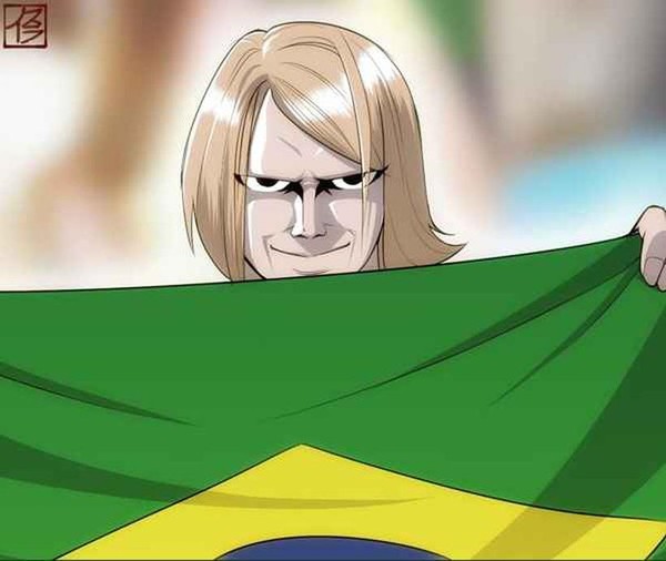 Torcedor com olhar assustador rende memes em jogo do Brasil