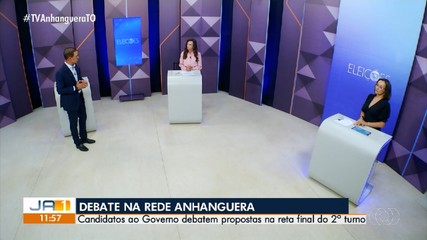 Candidatos ao governo do Tocantins debatem propostas na reta final do segundo turno