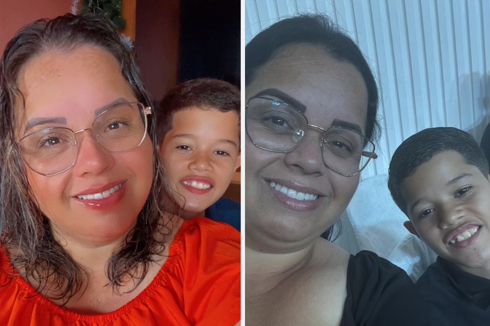 Rafael Mello e a mãe Jaqueline Mello. — Foto: Arquivo pessoal