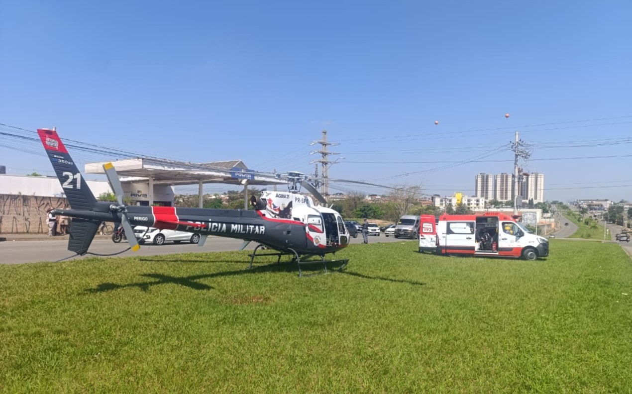 Pedreiro fica ferido após cair de telhado em Limeira