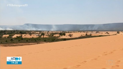 Naturatins libera visitação às Dunas do Jalapão após queimada ser controlada