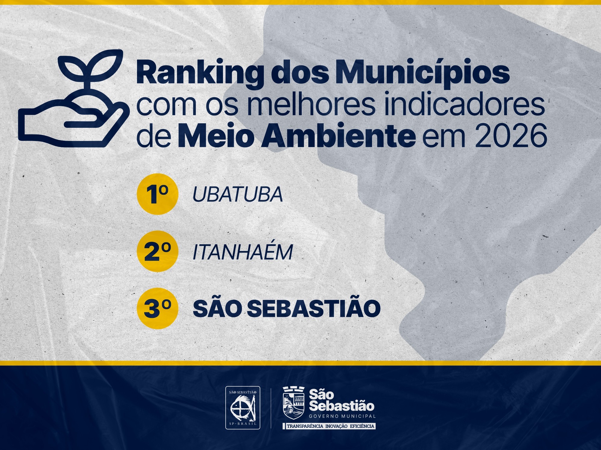 São Sebastião conquista 3º lugar em ranking nacional de meio ambiente