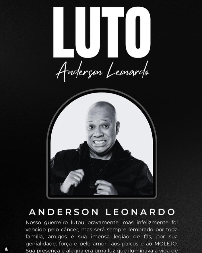 Anderson Leonardo, do Molejo, morre no Rio 