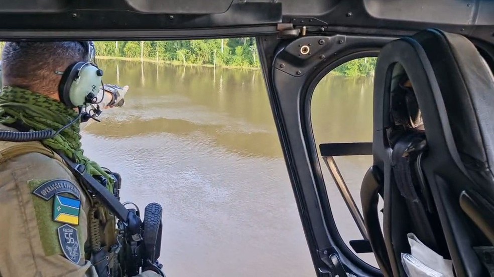 Polícia localiza oitavo corpo de grupo de garimpeiros alvo de chacina na divisa do Amapá com o Pará — Foto: GTA/Divulgação
