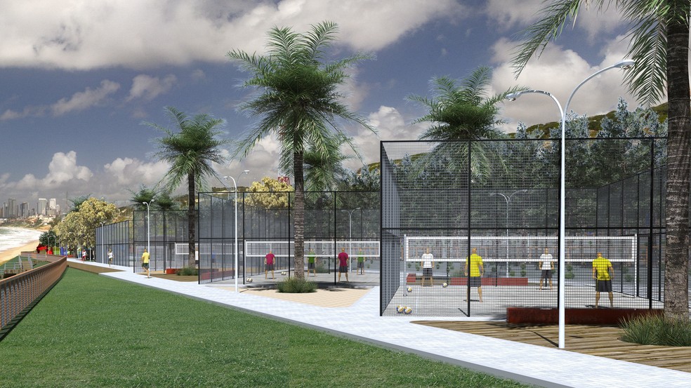 Projeto Costeira Parque, em Natal — Foto: Divulgação/governo do RN