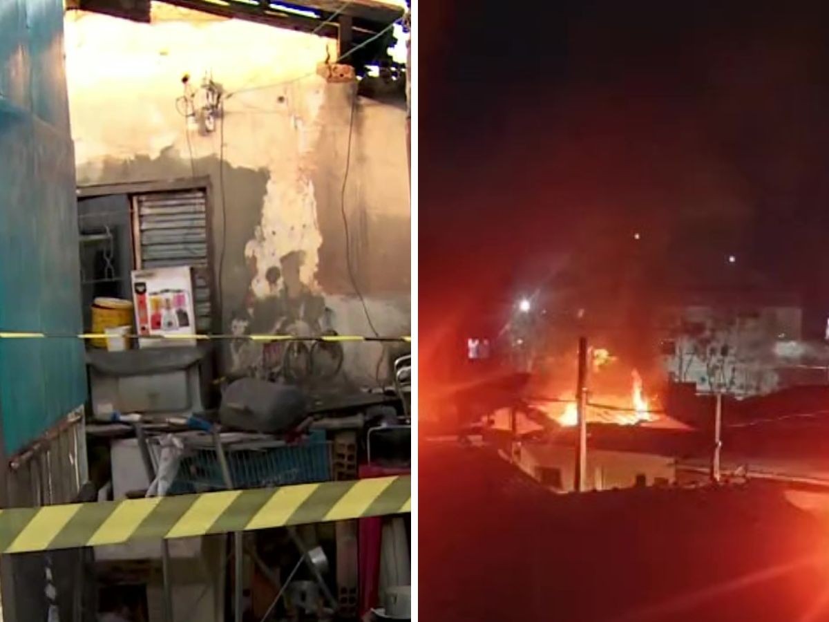 Incêndio atinge duas casas em Campinas, destrói cômodos e deixa imóveis com risco de desabamento