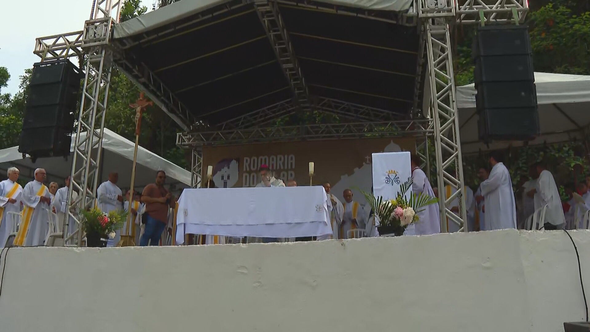 Fiéis de 250 igrejas católicas participam de romaria em homenagem a Nossa Senhora Aparecida em Caxias
