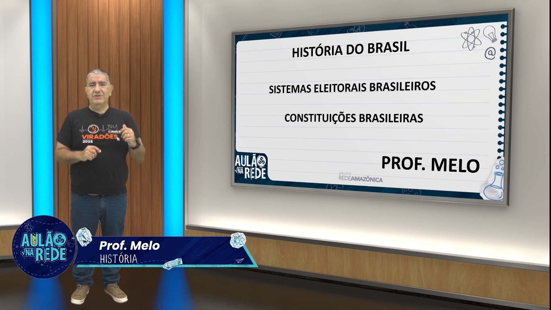 Aulão na Rede: professor de história explica sistema eleitoral brasileiro