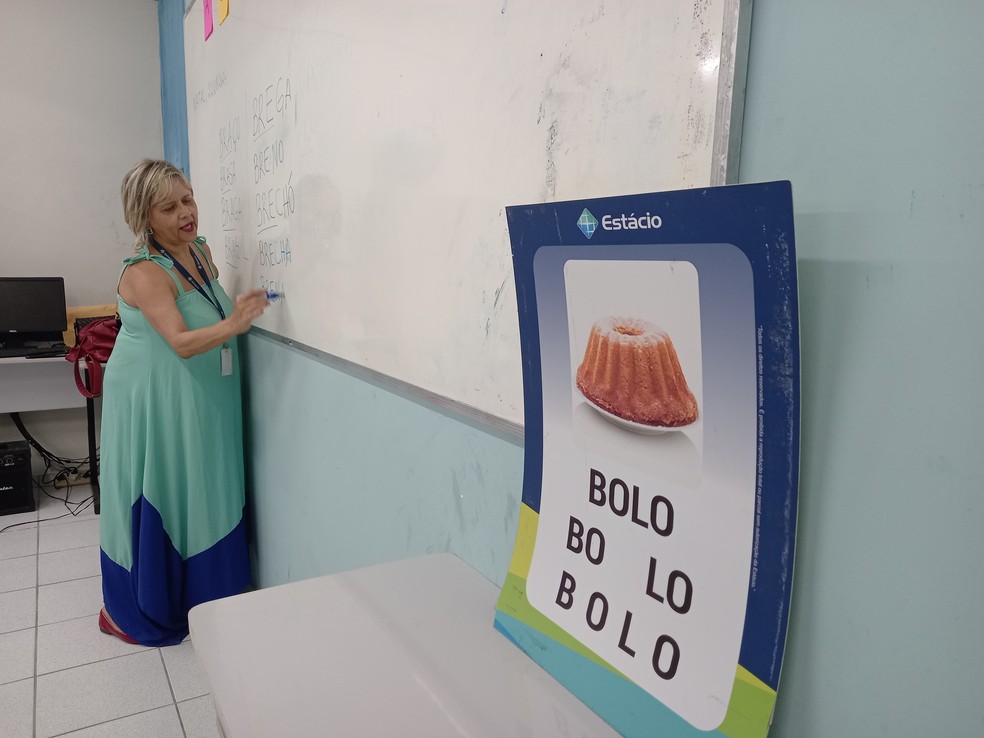 Projeto em Natal de alfabetização — Foto: Divulgação