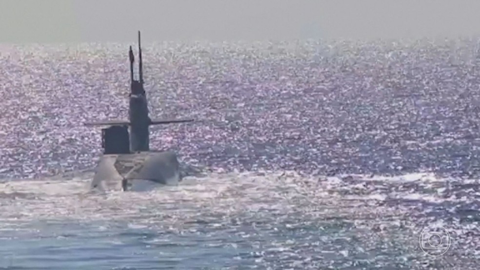 Estados Unidos anunciam envio de submarino para defender Israel de ataque do Irã — Foto: Reprodução/TV Globo