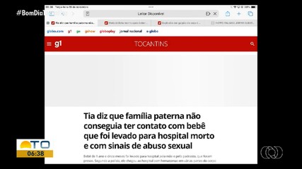 g1 Tocantins: família paterna estava sem contato com bebê que morreu em Peixe, diz tia