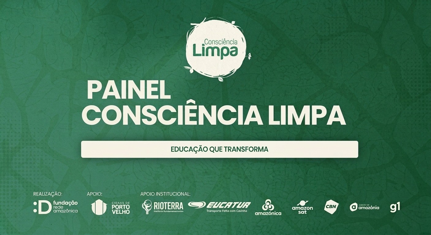 Bruno Lery, coordenador de Gestão Ambiental da Globo, participa do encerramento do Consciência Limpa em Porto Velho