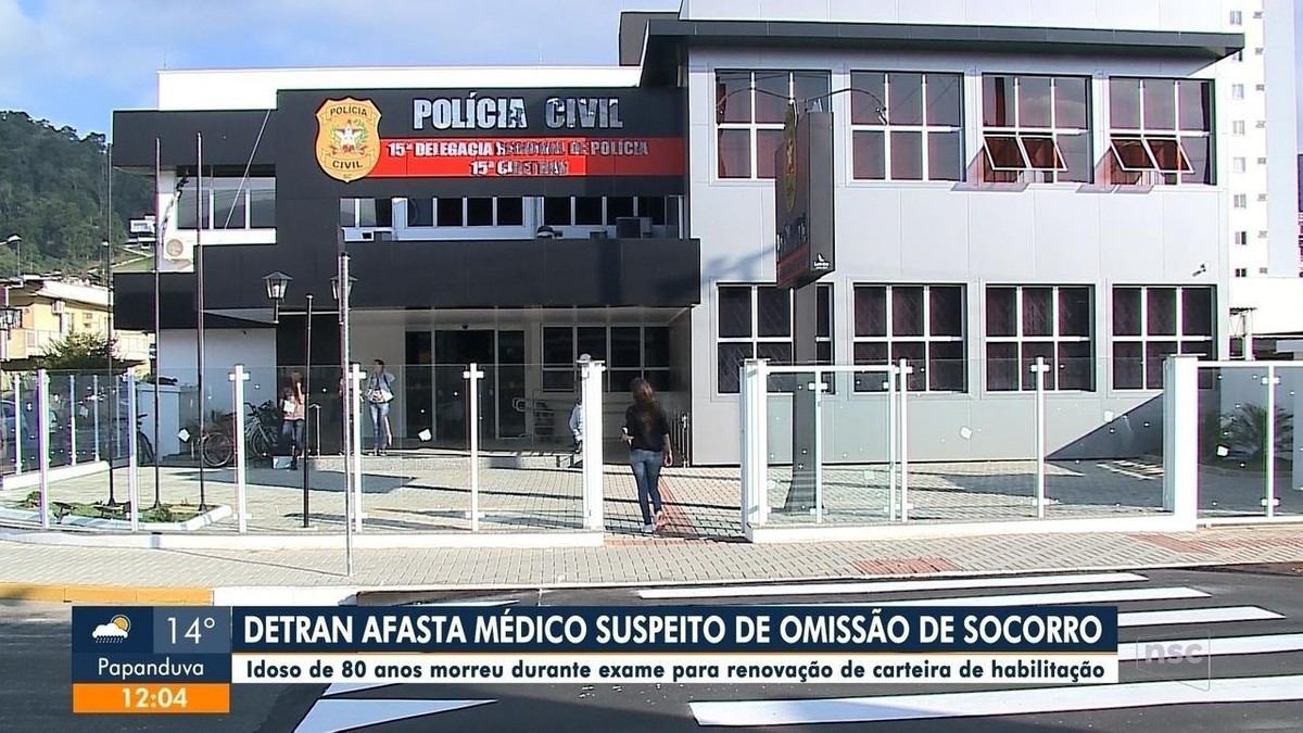 Médico do Detran de Jaraguá do Sul é afastado após idoso morrer em