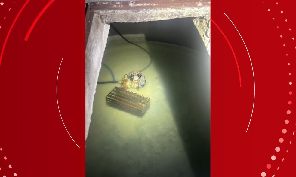 Três pessoas da mesma família são encontradas mortos dentro de caixa d'água no interior da Bahia — Foto: Reprodução/TV Oeste