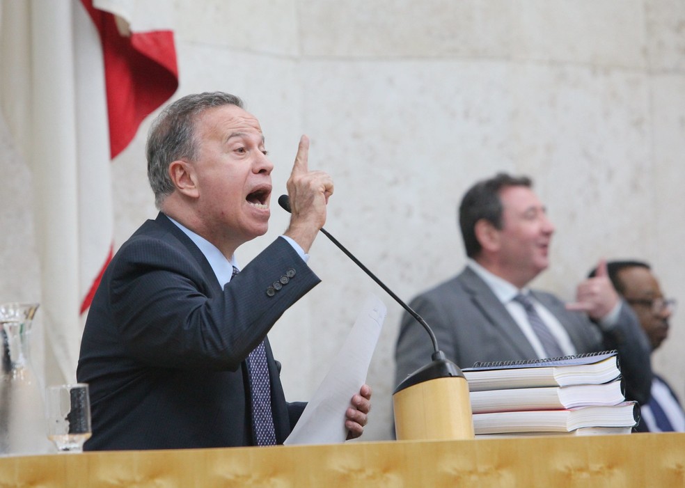 O vereador do Avante, Camilo Cristófaro, alvo de processo de cassação na Câmara Municipal de SP. — Foto: André Bueno/Rede Câmara