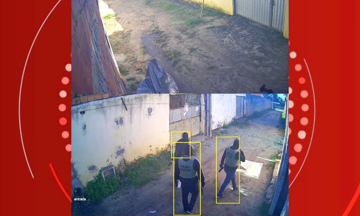VÍDEO: homem é morto a tiros por suspeitos com coletes semelhantes aos da PM da Bahia