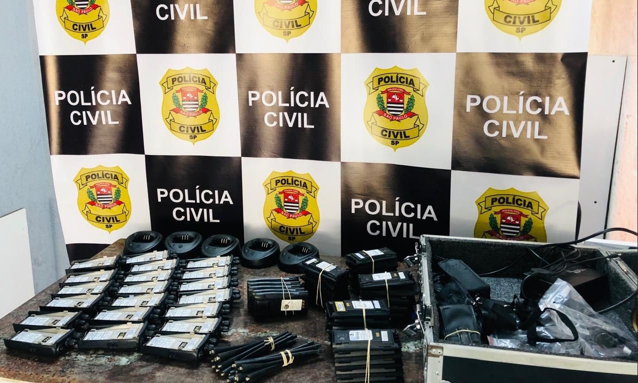 Polícia Civil recupera 20 rádios para evento de motocross avaliados em R$ 50 mil em Campinas