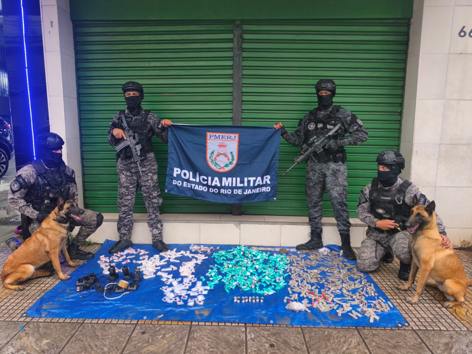 BAC apreende mais de 7 kg de drogas durante ação em Volta Redonda
