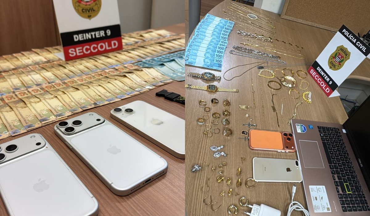 Cassino virtual: Polícia investiga rede de influenciadores e apreende carros, joias e dinheiro de esquema de jogos de azar online na região de Piracicaba