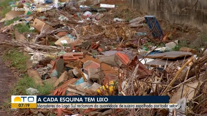 Moradores do Lago Sul reclamam de lixo espalhado por todo setor